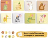 Cartes d'anniversaire - Cartes de vœux - Anniversaire d'enfant - Conception et impression propres - Cartes doubles - 14,8 x 14,8 cm