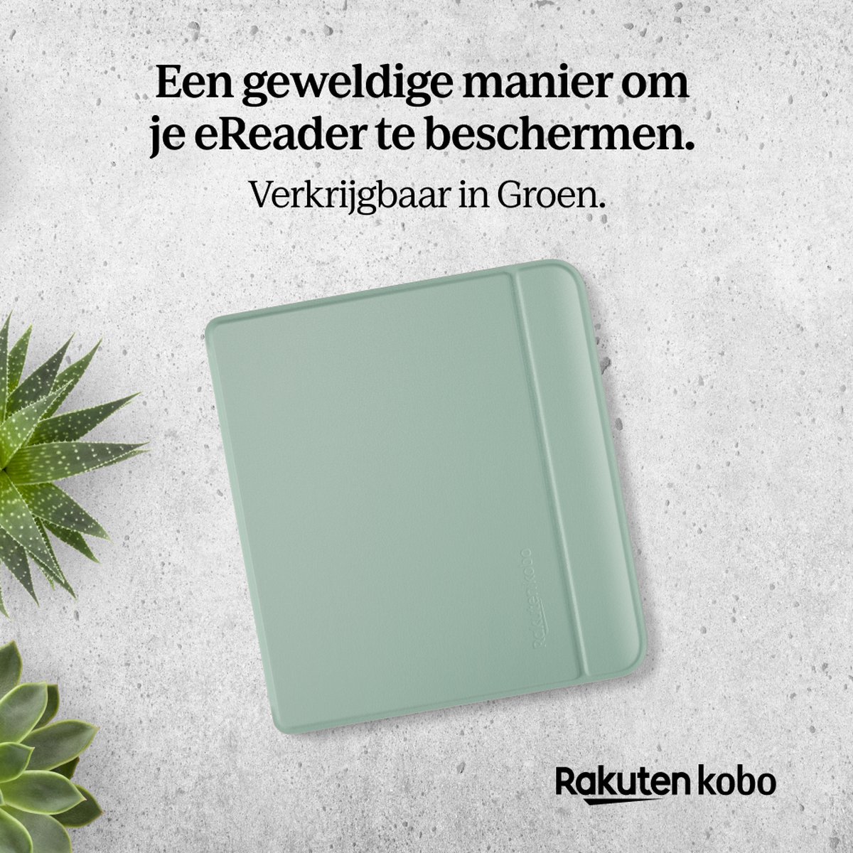 Kobo Libra Colour Hoes voor eReader - Basic SleepCover - Groen - Slaapfunctie – foto 6