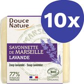 Douce Nature Zeep Marseille met Lavendel (10x 100g)