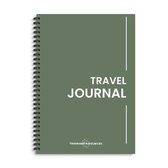 Travel journal – Groen – Journal – Reisdagboek – Notebook – Reisdagboek volwassenen – Planner – Vakantieboek – Reisboek