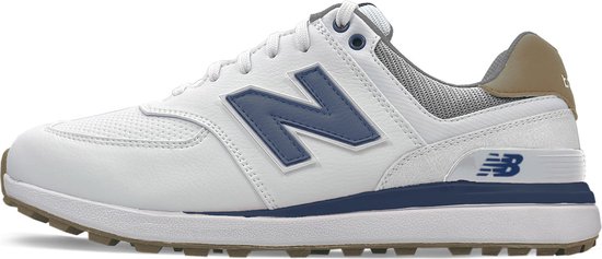 Foto: Golfschoenen new balance 574 greens wit navy