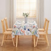 Tafelkleed, tafelkleed kleurrijk Bohemen, tafelkleden -100% katoen rechthoekig tafelkleed 140 x 240 cm (Paisley, graspatroon
