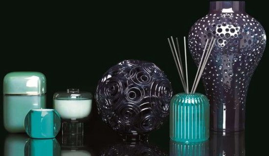 Kartell Fragrances - Kartell Dice Candle Blue-Green Portofino - Acrylaat Kunststof - Blauw