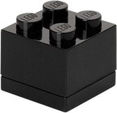 Lego - Opbergbox Mini Brick 4 - Polypropyleen - Zwart