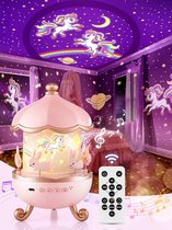 One Fire Starry Sky-projectorlamp, White Noise Machine-nachtlampje voor kinderen
