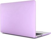 Laptophoes - Geschikt voor MacBook Air 2022 Hoes - Case voor 13.6 inch Air met M2 Chip (2022) - Model A2681 - Mat Paars