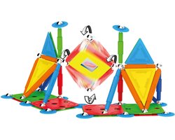 Magneet speelgoed Supermag Multicolor 85 SM0658 Multikleur