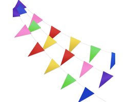 LUQ – Luxe Multi Slingers – Vlaggenlijn 10 Meter - Verjaardag Slinger Versiering Feestversiering Vlaggen Decoratie LUQ – Luxe Multi Slingers – Vlaggenlijn 10 Meter - Verjaardag Slinger Versiering Feestversiering Vlaggen Decoratie