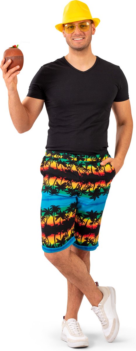 Tropische Hawaii Broek Sunset Heren - Maat 48/50