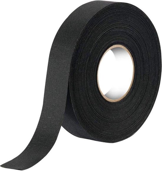 Zelfklevende fluwelen tape - Kabelboom Tape - Isolatie Tape - 15mm - 15m - Zwart