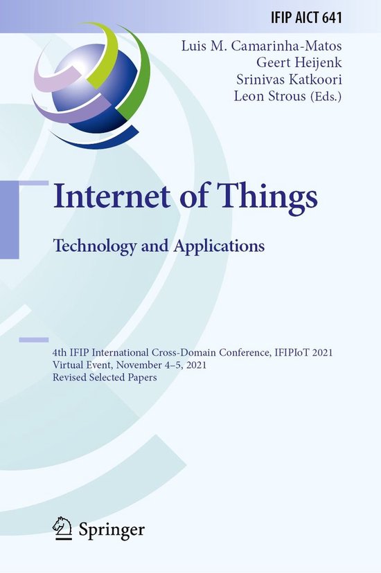 Springer Nature Proceedings Computer Science - Internet of T ... - cover