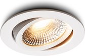 Spot encastrable LED Ledisons Vivaro set 6 pièces blanc dimmable - Ø85 mm - Garantie 5 ans - Dim-to-warm - 450 lumen - 5 Watt - IP54