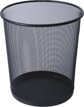 Prullenbak - poubelle - Capacité 18L - Design intemporel pour le bureau et la maison - poubelle - corbeille à papier
