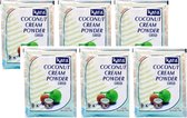 Kara® | 6 x 50 gram Coconut cream Powder | Instant | Kokoknoot creme poeder | multipack | glutenvrij