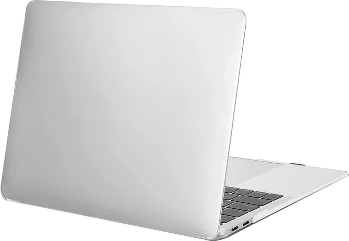 Laptophoes - Geschikt voor MacBook Air 13 inch Hoes - Case Voor Air 13.3 inch (2018) A1932 - Mat Wit