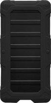 kwmobile Housse pour disque dur - Compatible avec WD BLACK P40 GameDrive - Cache SSD en silicone - En noir