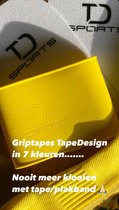 Tapedesign Scheenbeschermers Shinpads met Tapedesign Grip Tapes Geel - TDSports