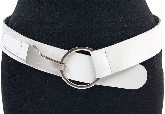 Ceinture de hanche pour femme blanche de 4 5 cm de large Wit Ceinture de. bol