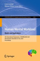 Communications in Computer and Information Science 1493 - Human Mental Workload: Models and Applications