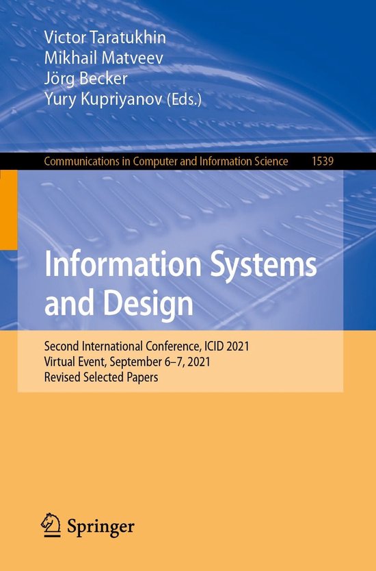 Springer Nature Proceedings Computer Science - Information S ... - cover