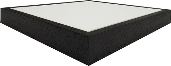 Cadre combiné cadre en bois noir pour toile 70 x 70 cm