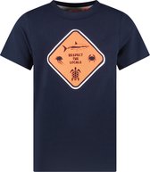 TYGO & vito X403-6425 Jongens T-shirt - Navy - Maat 98-104