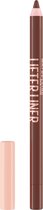 Bol.com Maybelline New York Lifter Liner Cross The Line Lipliner met Hylaronzuur - Bruin - 1.2GR aanbieding