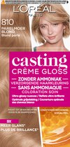 L'Oréal Paris Casting Crème Gloss Blond Nacre 810 - Coloration des cheveux Semi-permanente Sans Ammoniaque