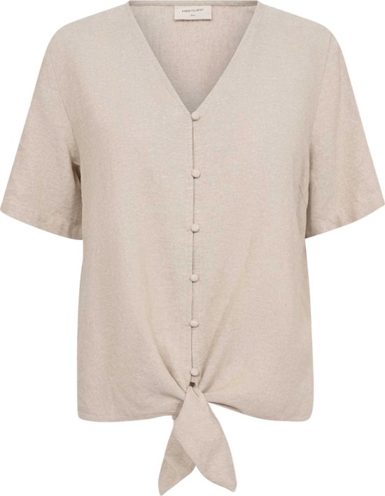 Lava Blouse 204238 Sand Melange Bluse Fra Freequent main image 1