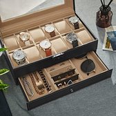 horlogebox - horlogekussen, horlogekast \ horloge doos 18.5 centimetres