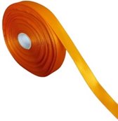 Satin Tangerine 16mm x 50m / SatTan1650 / Enkelsatijn decoratielint