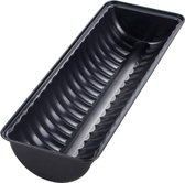 33 cm Revert-Back vorm met antiaanbaklaag Ciabattavorm broodvorm broodbakvorm voor stollen zwarte noppenvorm, hoeveelheid: 1 stuk