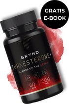 Grynd - Turkesterone 500mg - Testosterone Booster - 60 Capsules