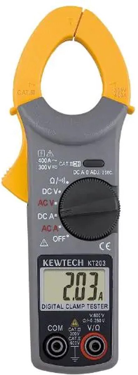 Kyoritsu digitale AC/DC stroomtang 400A 600V (KT203)