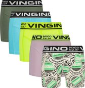 Vingino Boxer-B-SO241 Colors 5 pack Jongens Onderbroek - Multicolor Yellow - Maat S