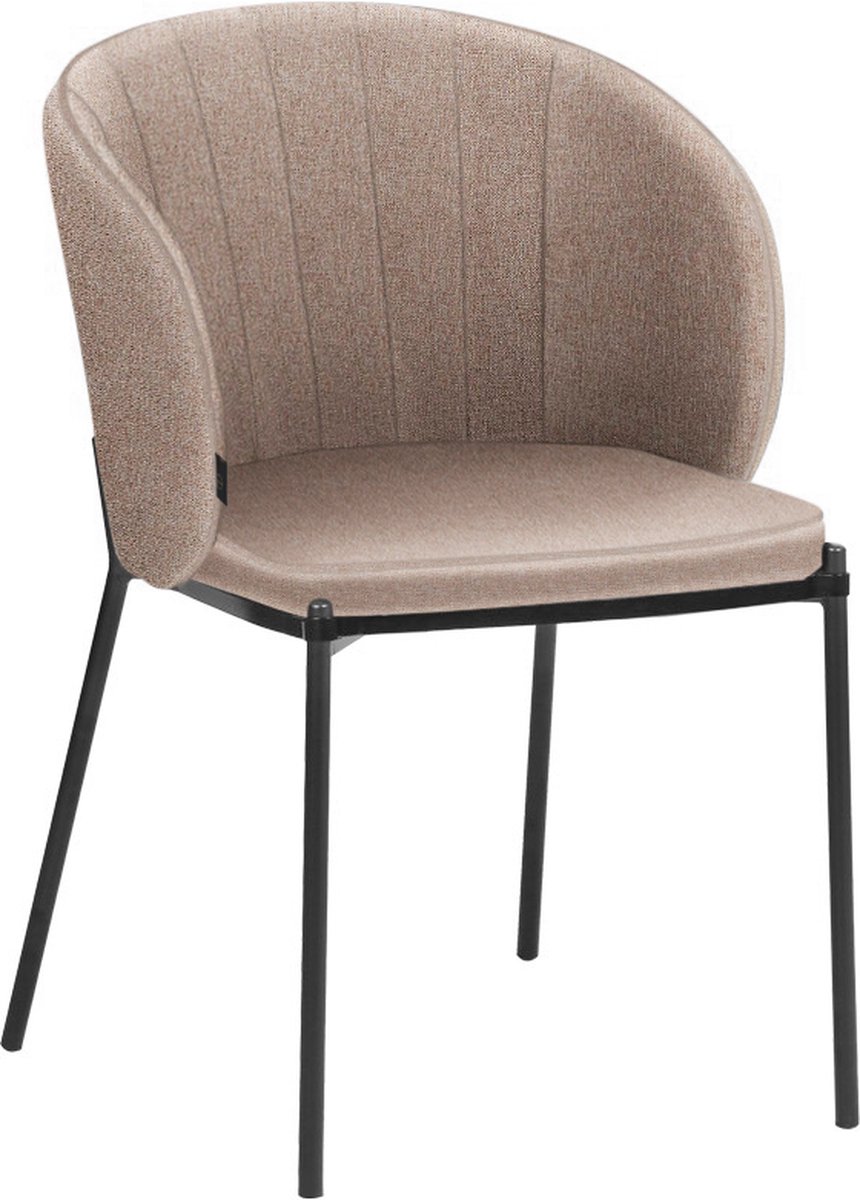 Notio Living Keira-Eetkamerstoel - 2 Pack - Cappuccino Bruin