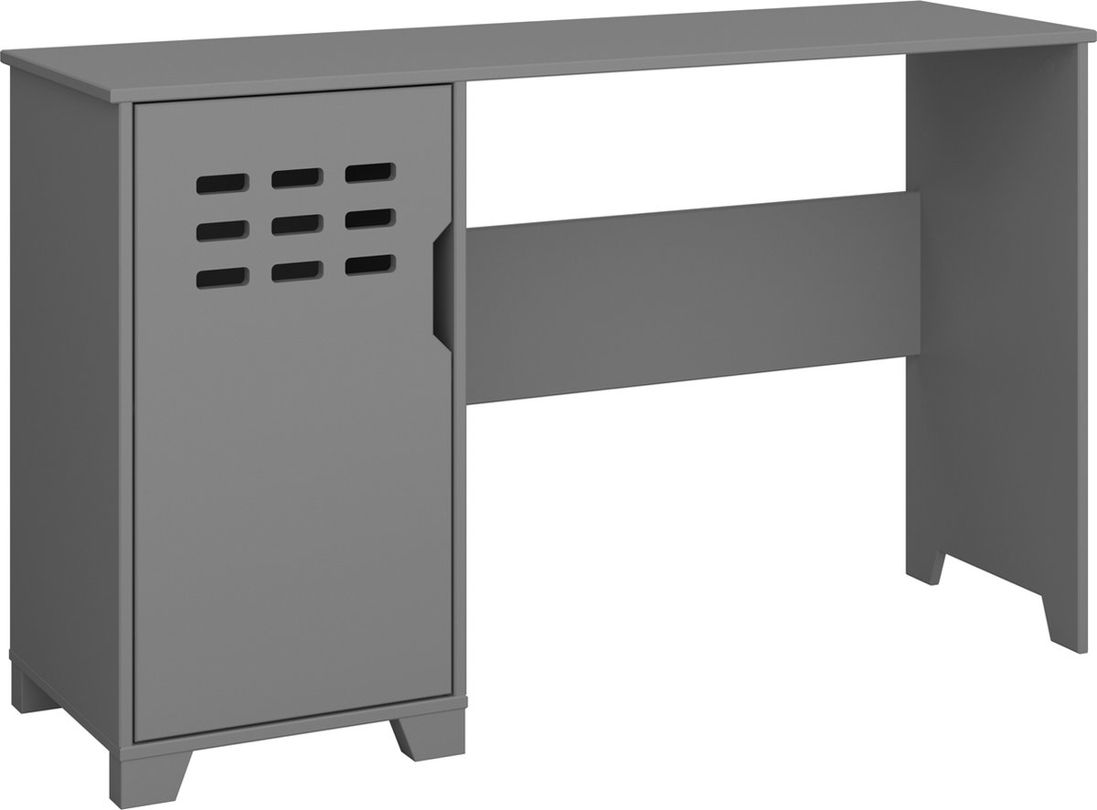 Linus-Bureau - 1-Deur - Grijs MDF