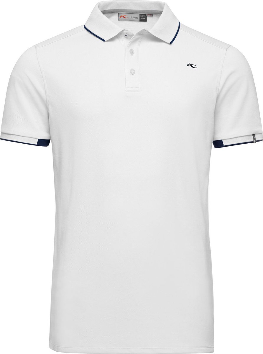 Kjus Men Stan Polo S/S (front logo) - - Outdoor Kleding - Fleeces en Truien - Polo's