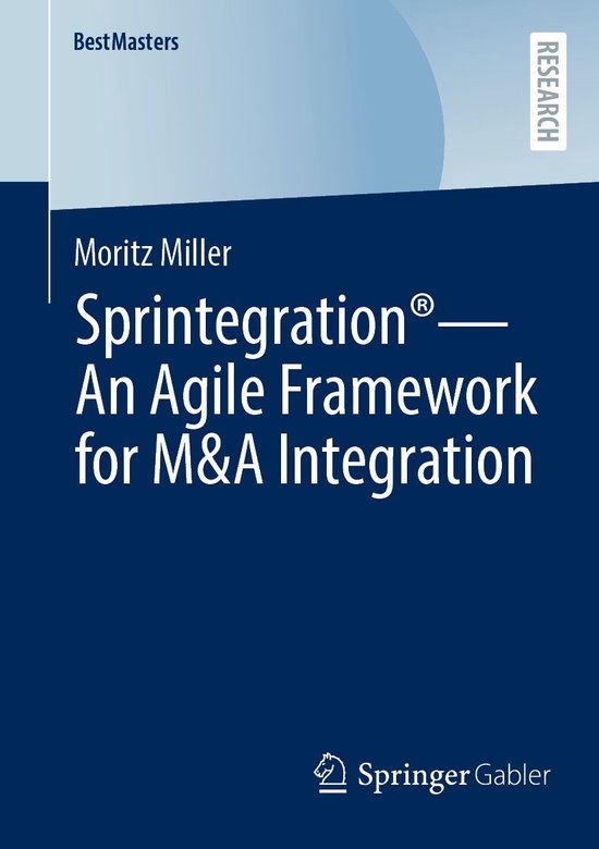 BestMasters - Sprintegration® - An Agile Framework for M&A  ... - cover