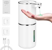 Bol.com Automatische Zeepdispenser met Sensor - USB-Oplaadbaar - Wandmontage - Contactloze Zeepdispenser - Batterijniveau Display aanbieding