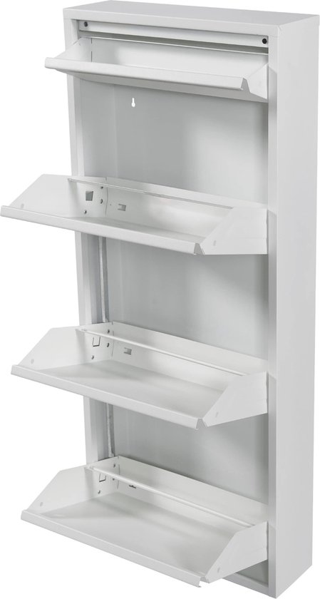 TV-meubel met 2 vouwladen - 181 x 38 x 38 cm - LED's - Spaanplaat