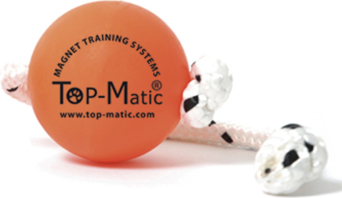 Top-Matic Magneetbal Hard - Oranje - Hondensport - KNPV - K9 - IGP - IPO - ringsport - Speurhond - Top Matic
