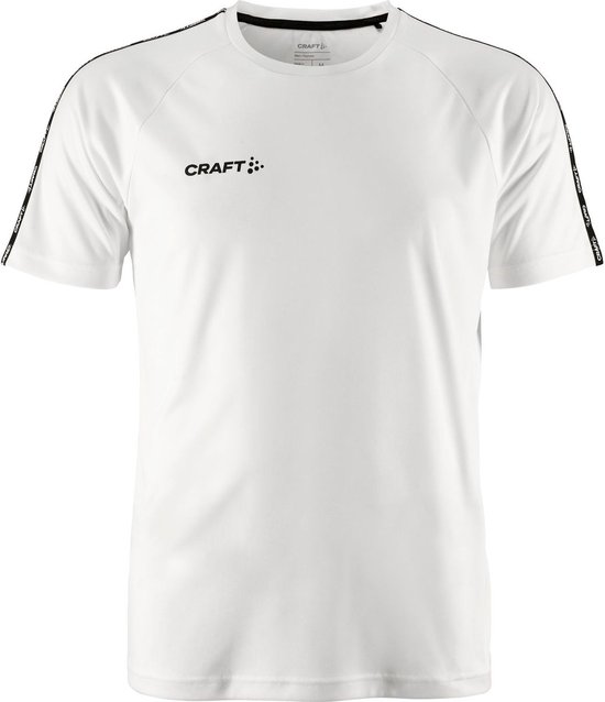 Craft Squad 2.0 Contrast T-Shirt Heren - Wit | Maat: 3XL