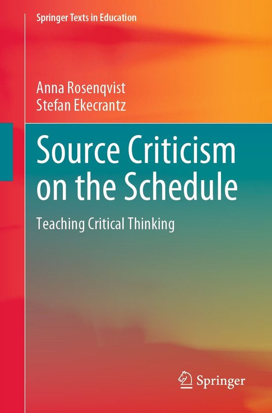 Education (R0) - Source Criticism on the Schedule - cover