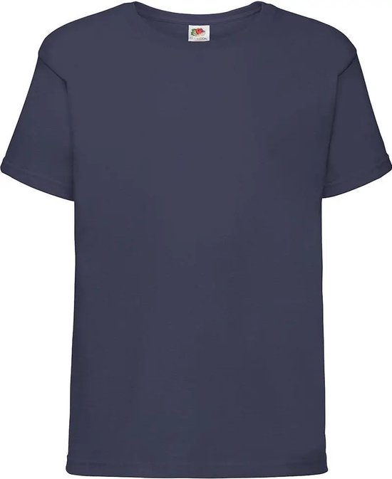 Fruit Of The Loom Kids T-shirt Sofspun® - Bleu marine - 104 - 3/4 ans