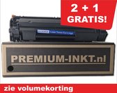 Premium-inkt.nl Convient pour HP 85A (CE285A) CE-285 A - Canon LBP 6000/ Canon LBP 6018- Toner Zwart avec puce