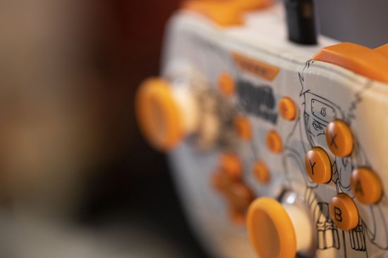 Naruto - Switch 1 & 2 controller - 3m kabel - extra functies (wit)