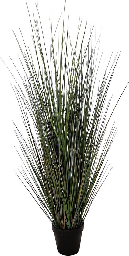 Kunst Grasplant Deluxe | 90cm - Namaak grasplant - Kunstplanten voor buiten - Kunstplant gras