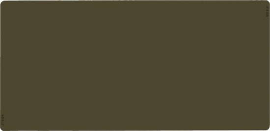 NOOBLU Bureau onderlegger DUBL - 85 x 45 cm - Senso Olive green