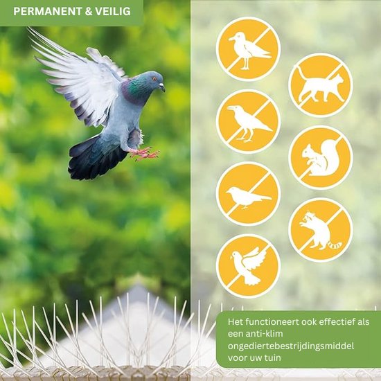 Duivenpinnen Roestvrijstalen Vogelpinnen Effectieve Anti Vogel duivenpinnen-roestvrijstalen-vogelpinnen-effectieve-anti-vogel